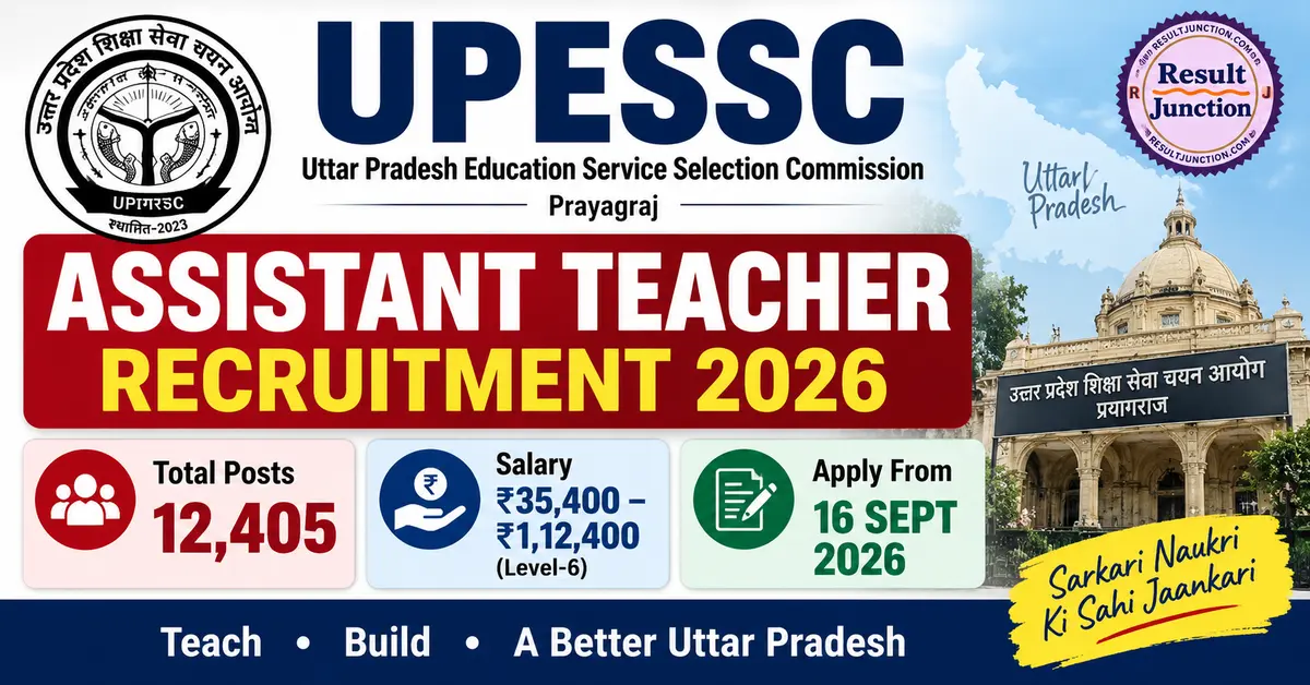 UP Assistant Teacher Recruitment 2026