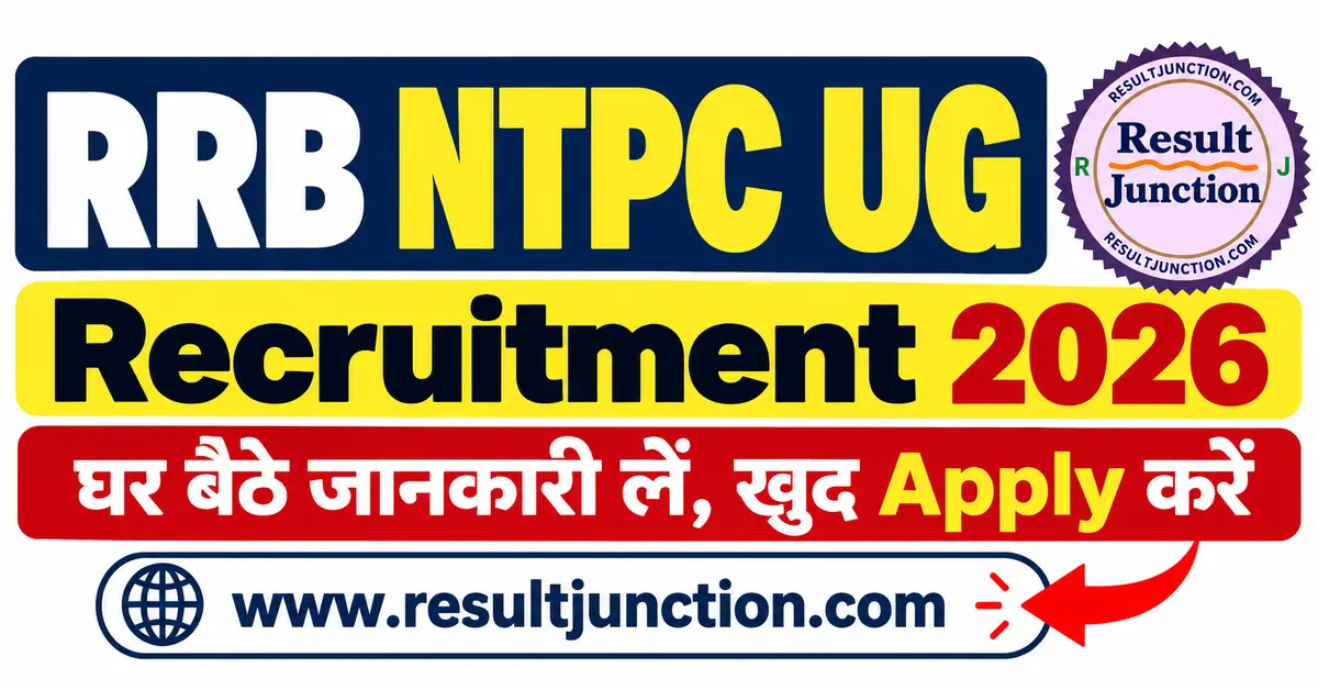You are currently viewing RRB NTPC UG Recruitment 2026: Apply Online for 1688 Posts